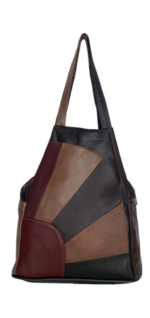 Rucsacuri Dama - Rucsac Dama Piele Naturala Multicolor Clarisa G04624