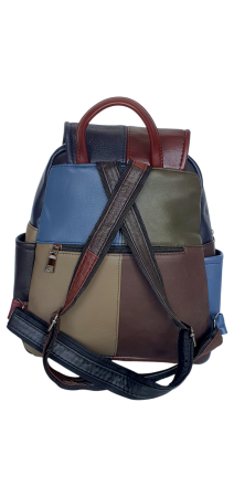 Rucsac Dama Piele Naturala Multicolor Fiona G04442 [4]