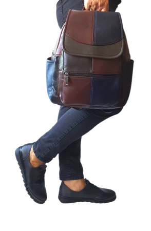 Rucsac Dama Piele Naturala Multicolor Fiona G04442 [6]