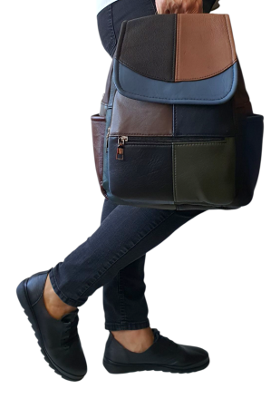 Rucsac Dama Piele Naturala Multicolor Fiona G04481 [6]