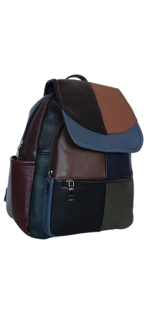 Rucsac Dama Piele Naturala Multicolor Fiona G04481 [1]