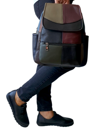 Rucsac Dama Piele Naturala Multicolor Fiona G04482 [6]