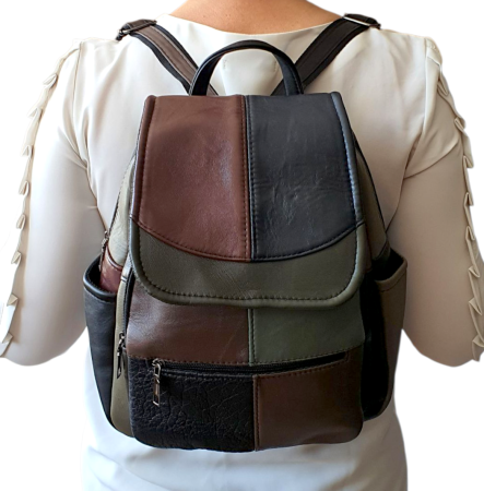 Rucsac Dama Piele Naturala Multicolor Fiona G04528 [7]