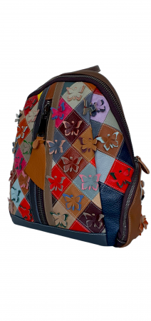 Rucsac Dama Piele Naturala Multicolor Floris G04374 [2]