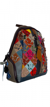 Rucsac Dama Piele Naturala Multicolor Floris G04374 [1]