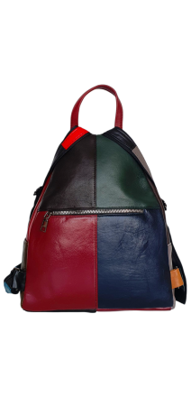Rucsac Dama Piele Naturala Multicolor Hema G04441 [3]