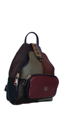 Rucsac Dama Piele Naturala Multicolor Hema G04475 [1]