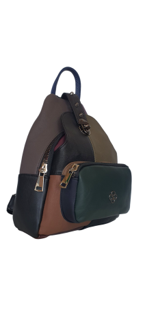 Rucsac Dama Piele Naturala Multicolor Hema G04477 [1]