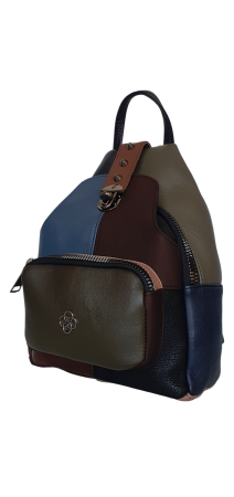 Rucsac Dama Piele Naturala Multicolor Hema G04490 [2]