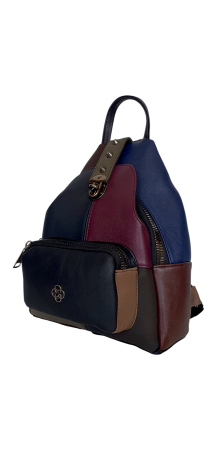 Rucsac Dama Piele Naturala Multicolor Hema G04491 [2]