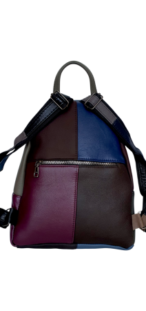 Rucsac Dama Piele Naturala Multicolor Hema G04529 [3]