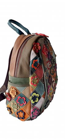 Rucsac Dama Piele Naturala Multicolor Ilaria G03507 [1]