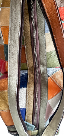 Rucsac Dama Piele Naturala Multicolor Jetla G03461 [4]