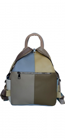 Rucsac Dama Piele Naturala Multicolor Jetmira G04354 [3]