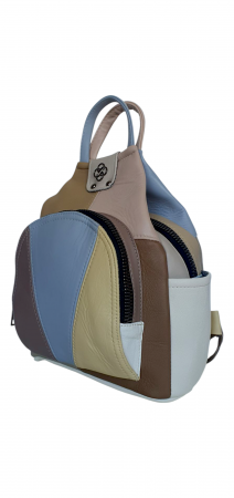 Rucsac Dama Piele Naturala Multicolor Jetmira G04354 [2]