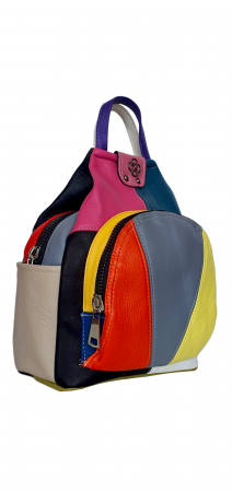 Rucsac Dama Piele Naturala Multicolor Jetmira G04398 [1]