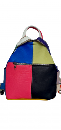 Rucsac Dama Piele Naturala Multicolor Jetmira G04400 [3]