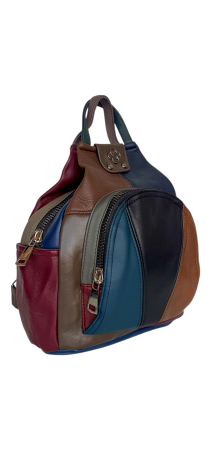 Rucsac Dama Piele Naturala Multicolor Jetmira G04438 [2]