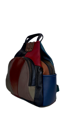 Rucsac Dama Piele Naturala Multicolor Jetmira G04485 [2]