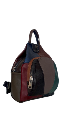 Rucsac Dama Piele Naturala Multicolor Jetmira G04486 [1]