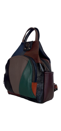 Rucsac Dama Piele Naturala Multicolor Jetmira G04486 [2]