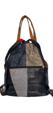 Rucsac Dama Piele Naturala Multicolor Lili G04433 [3]