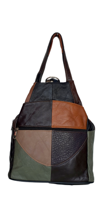 Rucsac Dama Piele Naturala Multicolor Lili G04537 [1]