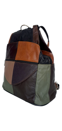 Rucsac Dama Piele Naturala Multicolor Lili G04537 [2]