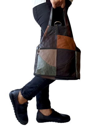 Rucsac Dama Piele Naturala Multicolor Lili G04537 [5]