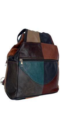 Rucsac Dama Piele Naturala Multicolor Lili G04538 [2]