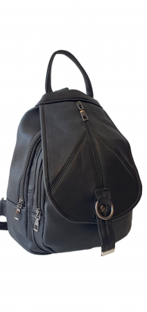 Rucsac Dama Piele Naturala Negru Margareta G03198 [2]