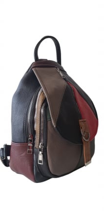 Rucsac Dama Piele Naturala Multicolor Margareta G04112 [2]