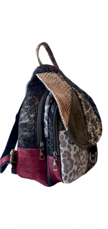 Rucsac Dama Piele Naturala Multicolor Margareta G04181 [1]