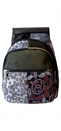 Rucsac Dama Piele Naturala Multicolor Margareta G04181 [4]