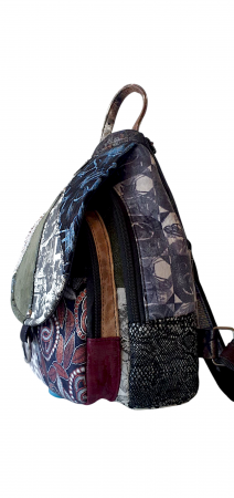 Rucsac Dama Piele Naturala Multicolor Margareta G04181 [2]