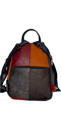 Rucsac Dama Piele Naturala Multicolor Margareta G04487 [3]