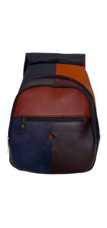 Rucsac Dama Piele Naturala Multicolor Margareta G04487 [4]