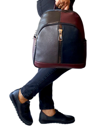Rucsac Dama Piele Naturala Multicolor Natalia G04449 [5]