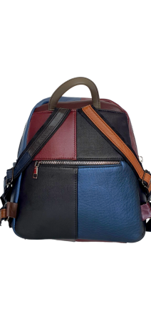 Rucsac Dama Piele Naturala Multicolor Natalia G04449 [3]