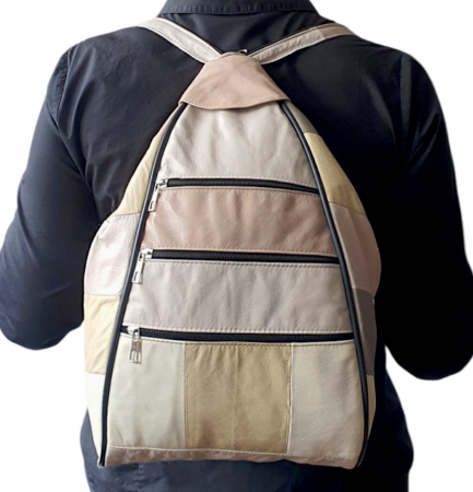 Rucsac Dama Piele Naturala Multicolor Seana G04388 [5]