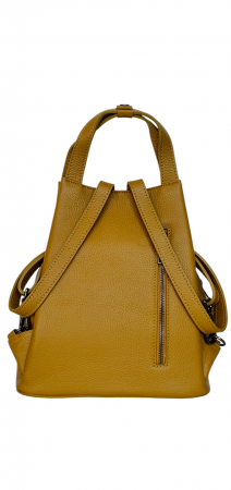 Rucsac Dama Piele Naturala Mustar Tokio G04245 [3]