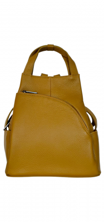 Rucsacuri Dama - Rucsac Dama Piele Naturala Mustar Tokio G04245