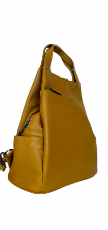 Rucsac Dama Piele Naturala Mustar Tokio G04245 [1]