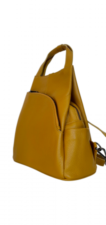 Rucsac Dama Piele Naturala Mustar Tokio G04245 [2]
