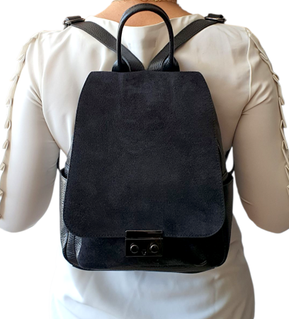 Rucsac Dama Piele Naturala Negru Amanda G04549 [7]