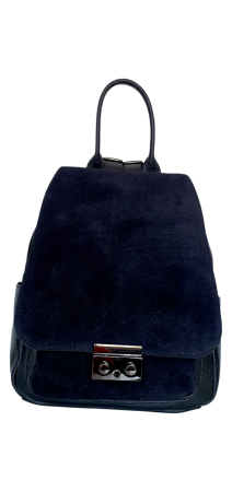 Rucsacuri Dama - Rucsac Dama Piele Naturala Negru Amanda G04549