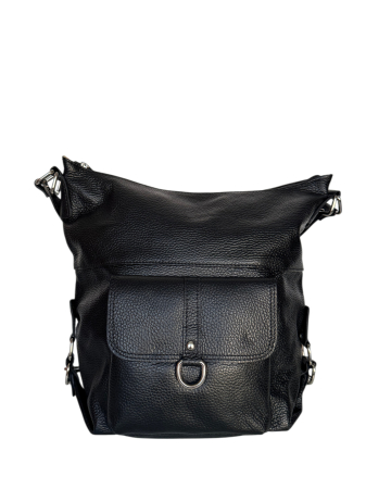 Rucsacuri Dama - Rucsac Dama Piele Naturala Negru Bernis G02459