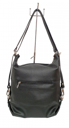 Rucsac Dama Piele Naturala Negru Bernis G02459 [4]