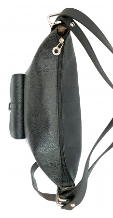 Rucsac Dama Piele Naturala Negru Bernis G02459 [5]