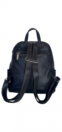Rucsac Dama Piele Naturala Negru Bianca V. Fabbiano G04412 [2]